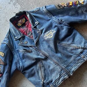 Harley Davidson Motorcycle Denim Jacket
